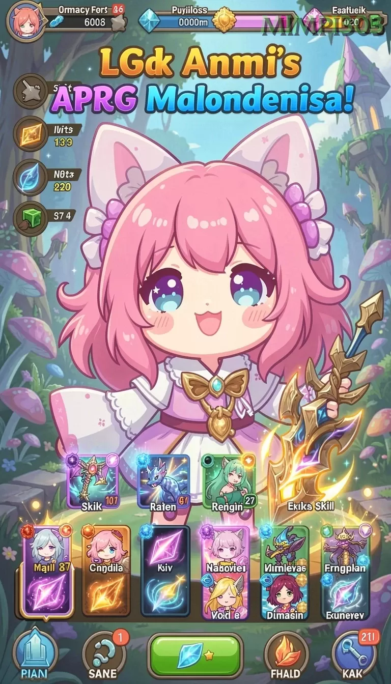 Cuplikan layar JP689 — menu navigasi