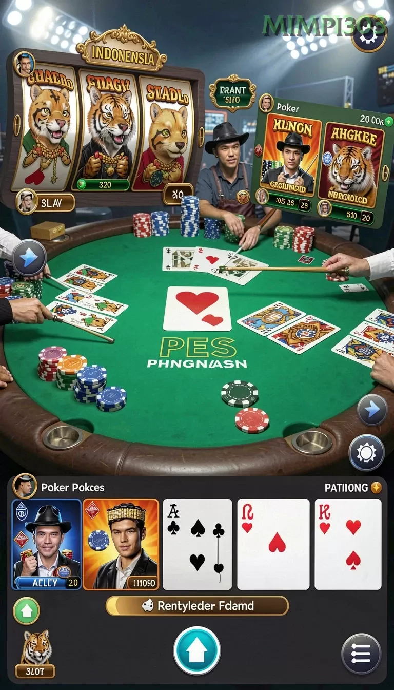 Cuplikan layar PCX777 — menu navigasi