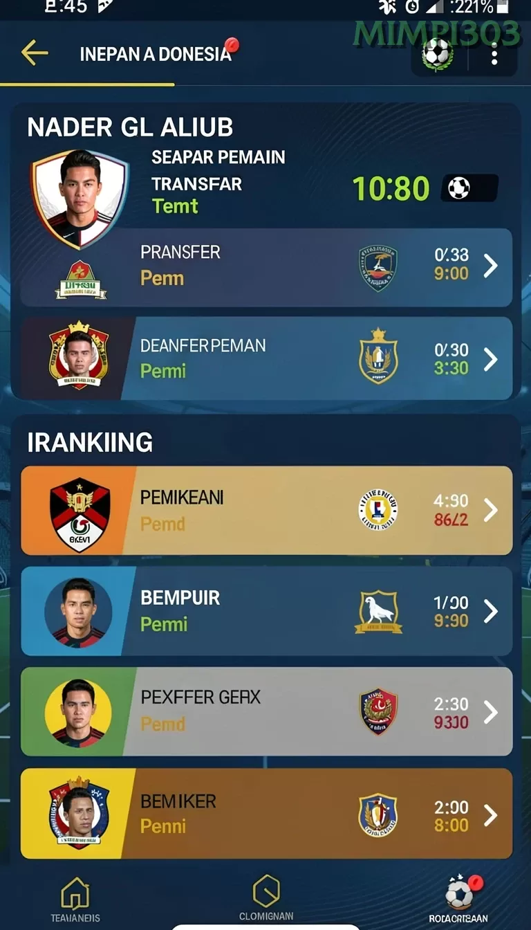 Cuplikan layar RR44 — halaman utama