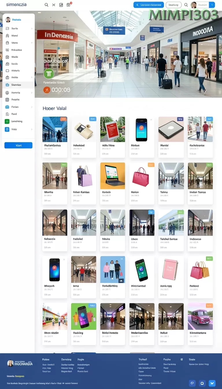 Cuplikan layar RR44 — menu navigasi