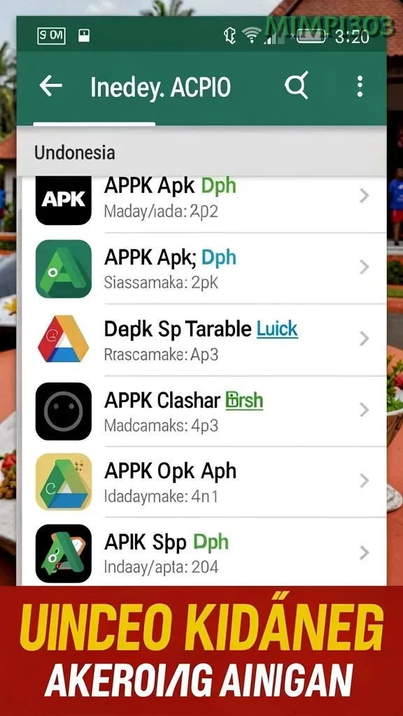 Cuplikan layar KIJANGWIN — aktivitas